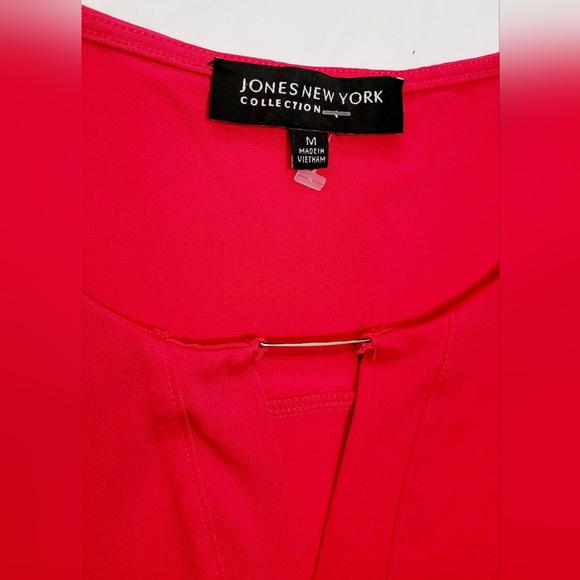 Jones New York sleeveless Red top Size medium - Picture 4 of 8